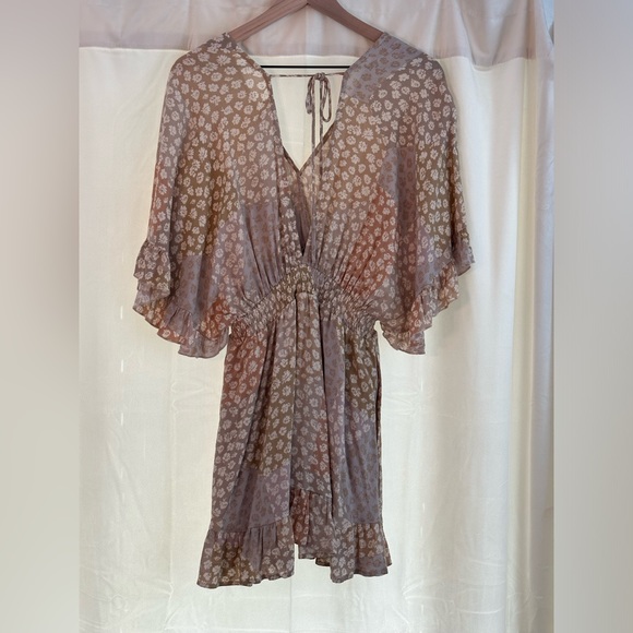 NWT Promesa Breath of Wind Floral Patchwork Print Romper - Picture 3 of 8